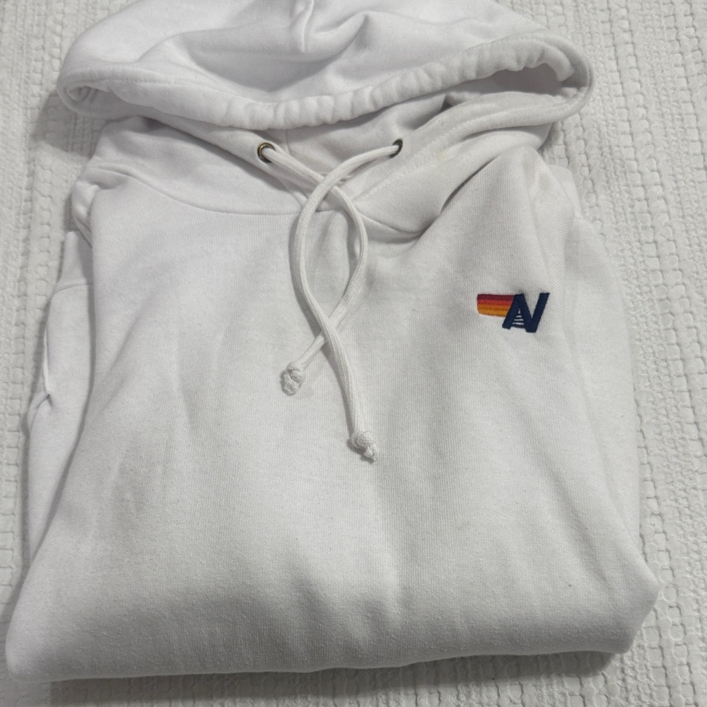 Aviator Nation White Hoodie